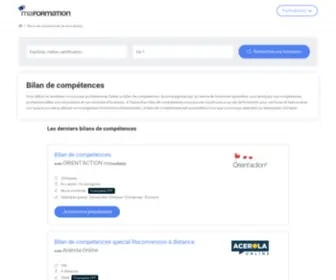 Mes-Competences.fr(Bilan de compétences) Screenshot