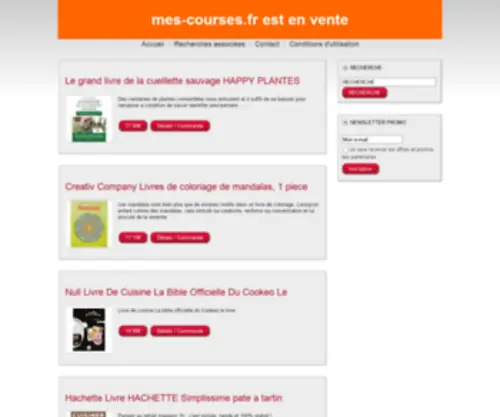 Mes-Courses.fr(Mes Courses) Screenshot