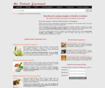 Mes-Instants-Gourmands.com(Mes Instants Gourmands) Screenshot