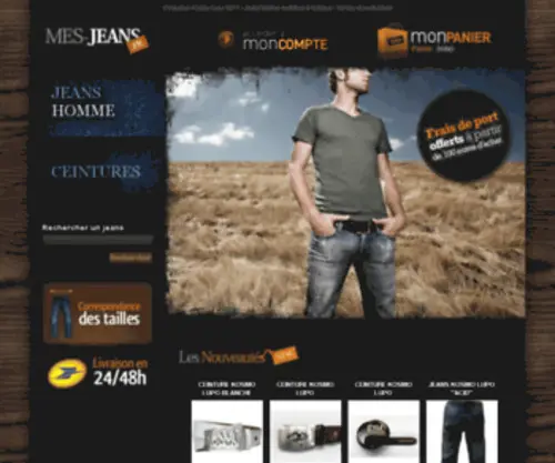 Mes-Jeans.fr(Boutique de Jeans en ligne) Screenshot
