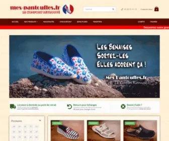 Mes-Pantoufles.fr(Mes Pantoufles Le confort retrouvé) Screenshot