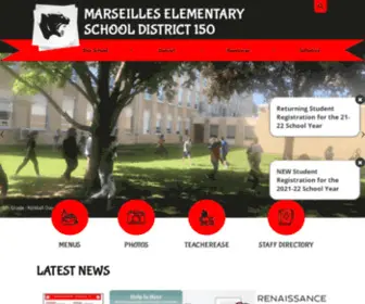 Mes150.org(Marseilles Elementary School) Screenshot