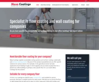 Mesa-Coatings.com(Mesa Coatings) Screenshot