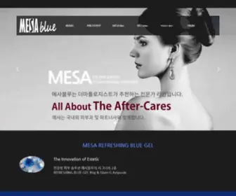 Mesablue.co.kr(Mesa) Screenshot