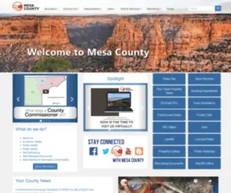 Mesacounty.us(Mesa County) Screenshot