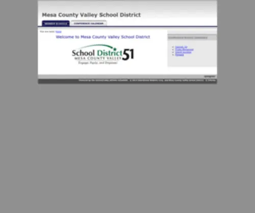 Mesacountyvalleysd.org(Mesa County Valley School District) Screenshot
