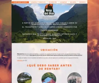 Mesadeloso.com.mx(Mesa del Oso) Screenshot