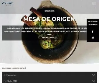 Mesadeorigen.com(Mesa de Origen) Screenshot