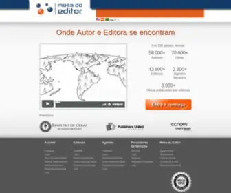 Mesadoeditor.com(Mesa do Editor) Screenshot