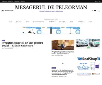 Mesageruldeteleorman.ro(Acasă) Screenshot