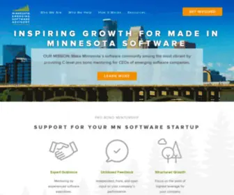 Mesagroup.org(Inspiring Growth for Made in Minnesota Software) Screenshot