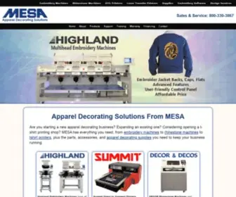 Mesamachines.com(MESA Supplies) Screenshot