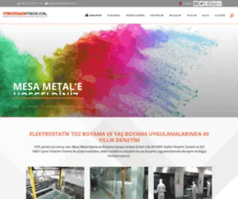 Mesametal.com(ANASAYFA) Screenshot