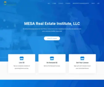 Mesarei.com(Mesa Real Estate Institute) Screenshot