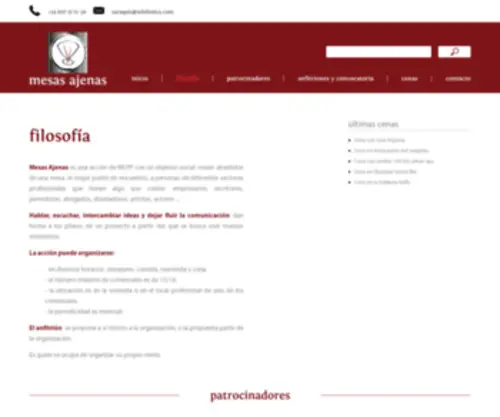 Mesasajenas.com(Mesas ajenas) Screenshot