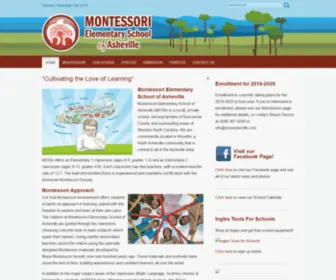 Mesasheville.com(Montessori) Screenshot