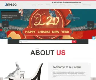 Mesashower.com(Zhejiang Mesa Sanitary Co) Screenshot