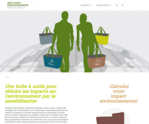 Meschoixenvironnement.ch(Mes choix alimentation) Screenshot