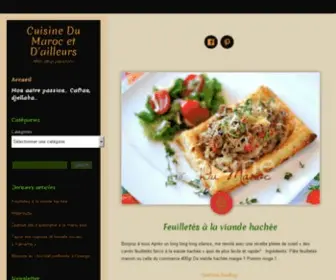 Mesdeuxpassions.com(Cuisine du Maroc et d'ailleurs) Screenshot