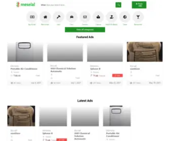 Meselal.com(Ethiopian Classified Advertising) Screenshot