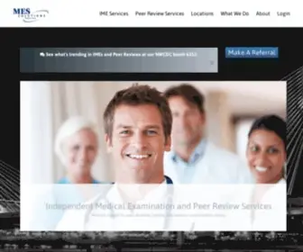 Mesgroup.com(Independent Medical Evaluations IME) Screenshot