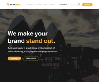 Meshdirect.com.au(Banners & Signage Sydney) Screenshot