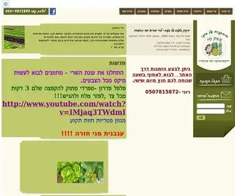 Mesheklevy.co.il(משק לוי) Screenshot