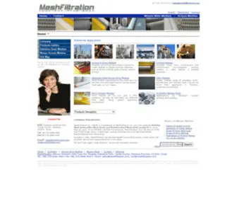 Meshfiltration.com(Mesh Filtration Co) Screenshot