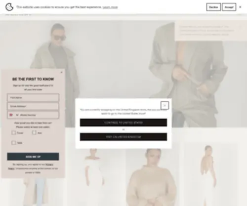 Meshki.co.uk(Women's Boutique Clothing & Fashion Online) Screenshot