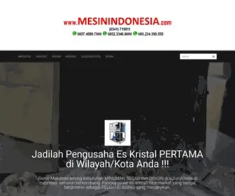 Mesinindonesia.com(Pabrik Bengkel Mesin) Screenshot