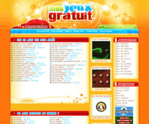 Mesjeuxgratuit.com(Mesjeuxgratuit) Screenshot