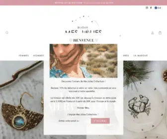 Mesjoliescollections.com(Mes Jolies Collections I Bijoux sertis haute fantaisie) Screenshot