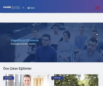 Meslekburda.com(Eğitim) Screenshot