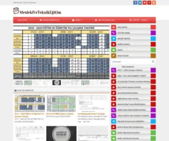 Meslekiveteknikegitim.com(Mesleki ve teknik eğitim) Screenshot