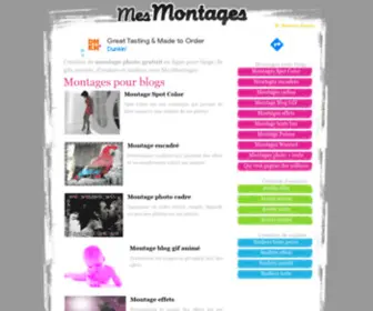 Mesmontages.fr(Montage blog) Screenshot