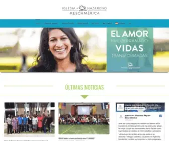 Mesoamericaregion.org(Iglesia del Nazareno) Screenshot