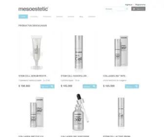 Mesoestetic.cl(Mesoestetic Mesoestetic Mesoestetic) Screenshot