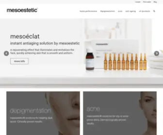 Mesoestetic.co.za(Mesoestetic Laboratories) Screenshot