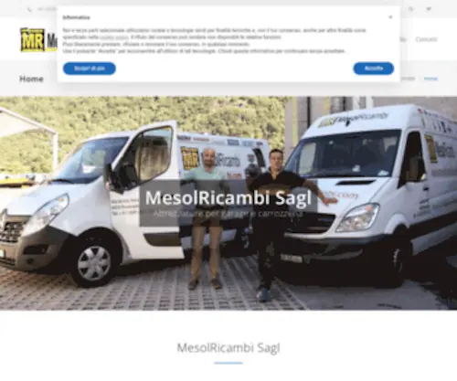 Mesolricambi.ch(MesolRicambi Sagl) Screenshot