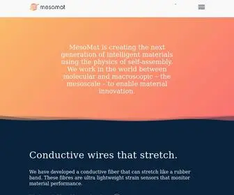 Mesomat.com(Stretching material possibilities) Screenshot