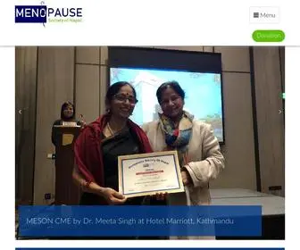 Meson.org.np(Menopause Society of Nepal) Screenshot