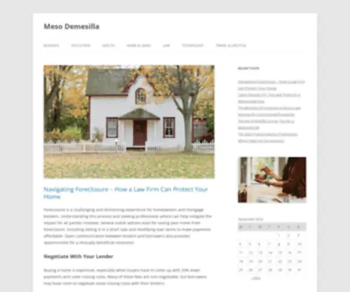Mesondemesilla.com(Meso Demesilla) Screenshot