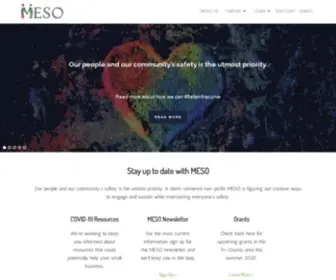 Mesopdx.org(Building communities) Screenshot