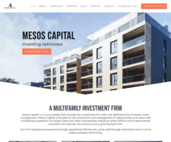 Mesoscapital.com(Mesos Capital LLC) Screenshot