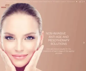 Mesoskinline.com(Mesotherapy products & Equipment Manufacturers Treatment) Screenshot