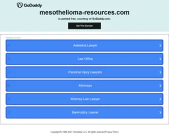 Mesothelioma-Resources.com(Mesothelioma Resources) Screenshot