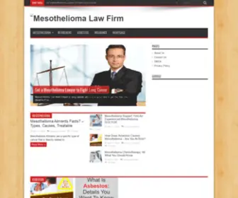 Mesotheliomalawyerblog.website(Mesothelioma Law Firm) Screenshot