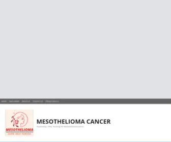 Mesotheliomanursing.com(MESOTHELIOMA CANCER) Screenshot