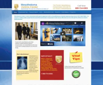 Mesotheliomavictimscenter.com(Mesothelioma Victims Center) Screenshot