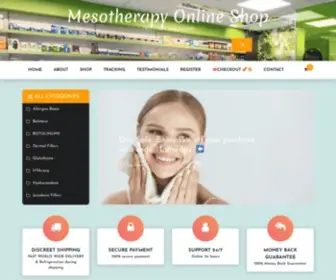 Mesotherapyonlineshop.com(Buy Dermal Fillers & Buy Botox Online) Screenshot